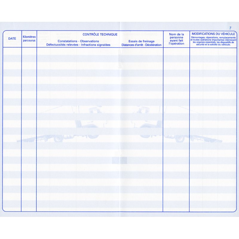 Onderhoudsboekje voor auto's, 32 pagina's